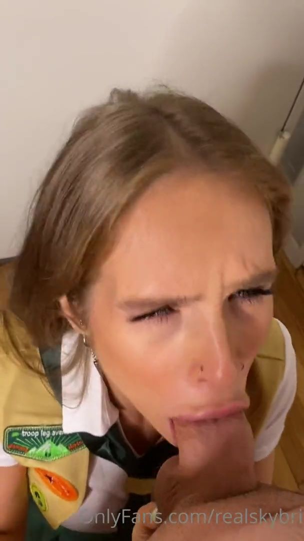 Sky Bri Girl Scout Rough Sex Tape Pov Video Leaked Porn Maven